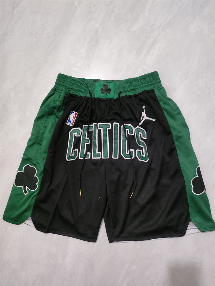 2025 Men NBA Boston Celtics Shorts Black style 3